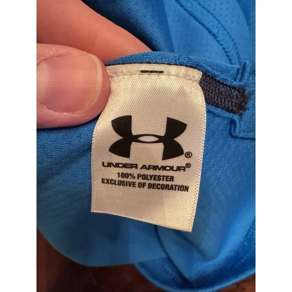 Congressional country club Performance Quarter Zip Pull Over Blue Size 6 Golf